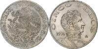 Mexico 5 Pesos Vicente Guerrero, Mexico City, Copper-nickel -