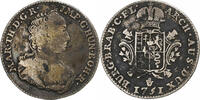 AUSTRIAN NETHERLANDS 1/8 Ducaton Austrian Netherlands, Maria Theresa, Antwerp, Silver -