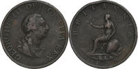 United Kingdom 1/2 Penny George III, Soho, Copper -
