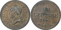 France Centime Dupré, Paris, Bronze, Gadoury:84, KM:754 -