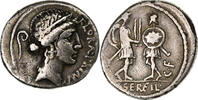 Denarius Servilia, Rome, Silver, Crawford:423/1 -
