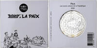 France 50 Euro Astérix et la paix, Proof, MDP, Silver -