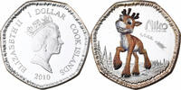 Cook Islands Dollar Elizabeth II, Niko, Vantaa, Proof, Silver -