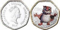 Cook Islands Dollar Elizabeth II, Julius, Vantaa, Proof, Silver -