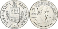 San Marino 5 Euro Bartolomeo Borghese, BU, Rome, Silver -