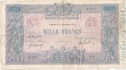 France 1000 Francs Bleu et Rose, 1919-12-06, M.1371 -