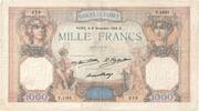 France 1000 Francs Cérès et Mercure, 1930-11-27, VF(20-25) -
