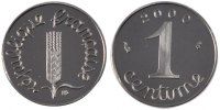 France Centime Coin, Épi, Paris, Stainless Steel -