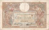 France 100 Francs Luc Olivier Merson, 1939 EF(40-45) Fayette:25.45 -