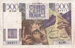 France 500 Francs Banknote, 500 F 1945-1953 ''Chateaubriand'' -