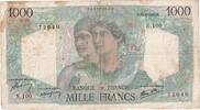 France 1000 Francs Minerve et Hercule, 1945-04-26, N.100 -