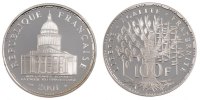 France 100 Francs Coin, Silver, Gadoury:898a -
