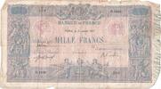France 1000 Francs Bleu et Rose, 1917-07-21, O.1092 -