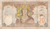 20 Piastres  French Indochina French Indo-China, S S