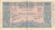 France 1000 Francs Bleu et Rose, X.2384, Fayette:36.42, KM:67j -