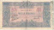France 1000 Francs Bleu et Rose, T.2474, Fayette:36.42, KM:67j -