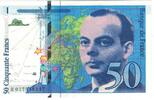 France 50 Francs St Exupéry, H.017948247, Fayette:73.1b -