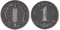 France Centime Coin, Épi, Paris, Stainless Steel -