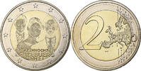 Luxembourg 2 Euro mariage princier, Utrecht, Bi-Metallic, KM:120 -