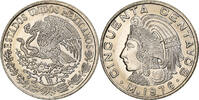 Mexico 50 Centavos Mexico City, Copper-nickel, KM:452 -