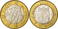 Finland 5 Euro Provinces - Karelia, Vantaa, Bi-Metallic -