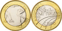 Finland 5 Euro Figure Skating, Vantaa, Bi-Metallic -