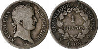 France Franc Napoleon I, Perpignan, Silver, Gadoury:446 -