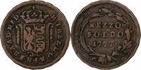 ITALIAN STATES 1/2 Soldo, Mezzo Soldo MILAN, Milan, Copper -