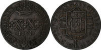 Brazil 20 Reis João VI, Rio de Janeiro, Copper, KM:316 -