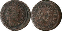 France Double tournois de Warin Louis XIII, La Rochelle, Copper -