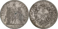 France 5 Francs Paris, Silver, Gadoury:563a -