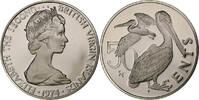 BRITISH VIRGIN ISLANDS 50 Cents British Virgin Islands, Elizabeth II, Franklin Mint, Proof -