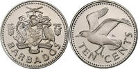 Barbados 10 Cents Franklin Mint, Proof, Copper-nickel, KM:12 -