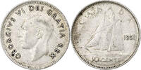 Canada 10 Cents George VI, Ottawa, Silver, KM:34 -
