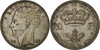 Belgium 20 Francs Brussels, Silver -