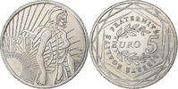 France 5 Euros Semeuse, Pessac, Silver -