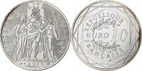 France 10 Euro Hercule, Pessac, Silver -