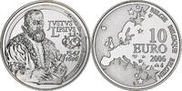 Belgium 10 Euro Justus Lipsius, Proof, Brussels, Silver -