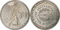France 25 Euro Semeuse, Pessac, Silver -