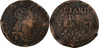 France Liard de France Louis XIV, Copper -