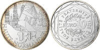France 10 Euro Haute-Normandie, Pessac, Silver -