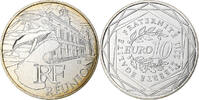 France 10 Euro Réunion, Pessac, Silver -