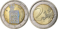 San Marino 2 Euro Iridescent, Rome, Bi-Metallic -
