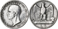 Italy 5 Lira Vittorio Emanuele III, Rome, Silver -