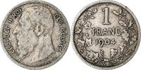 Belgium Franc Leopold II, Brussels, Silver -