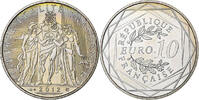 France 10 Euro Hercule, Pessac, Silver -