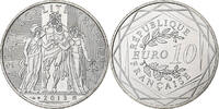France 10 Euro Hercule, Pessac, Silver -