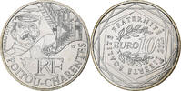 France 10 Euro Poitou-Charentes, Pessac, Silver -