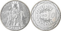 France 10 Euro Hercule, Pessac, Silver -