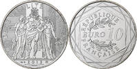 France 10 Euro Hercule, Pessac, Silver -